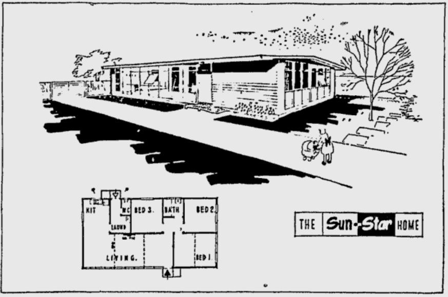 Sunstar House by Walter G Embleton 1956 Sunstar House by Walter G Embleton 1956