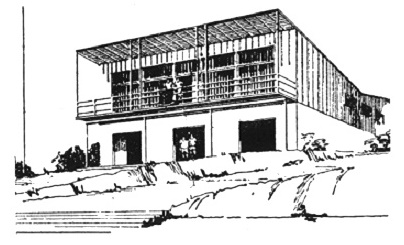 Xavier College Boathouse Hawthorn 1957